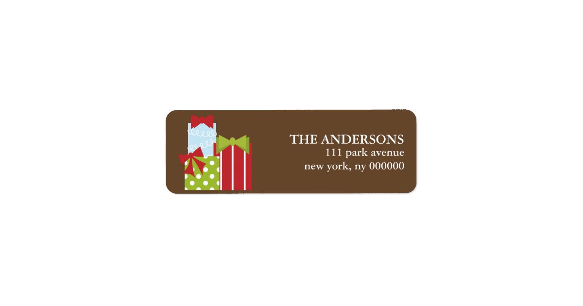 Christmas Presents Labels | Zazzle.com