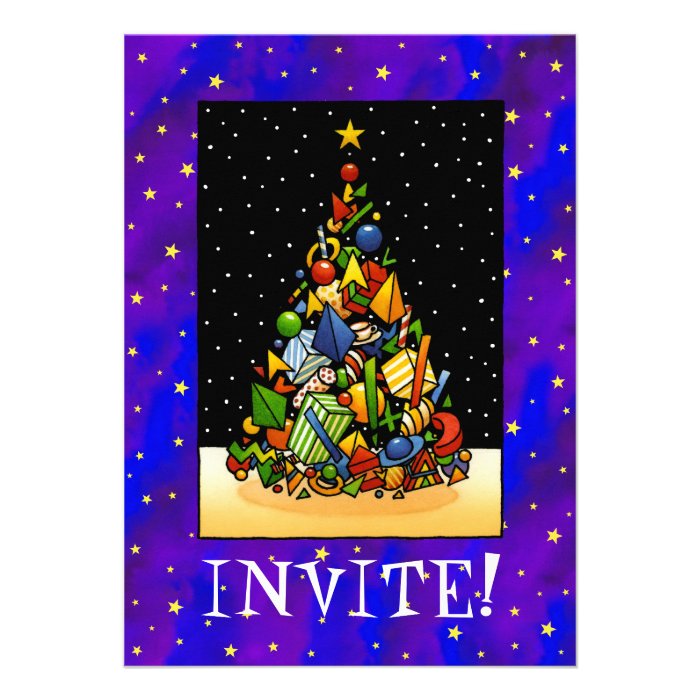 Christmas Presents Personalized Invitation