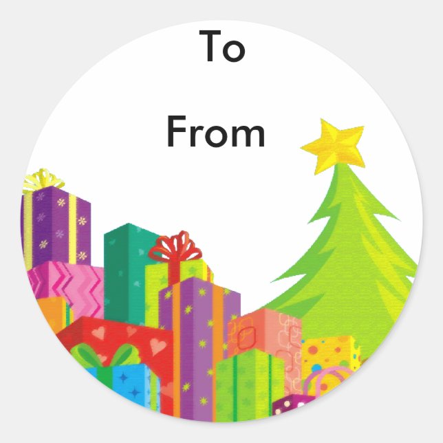 Christmas Presents Sticker (Front)