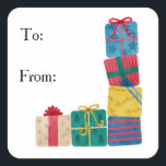 Christmas Presents To and from Gift Label Stickers<br><div class="desc">To and from Gift Label Stickers</div>