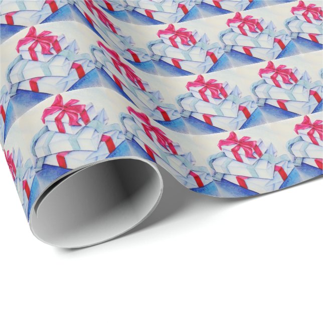 Christmas Presents Wrapping Paper (Roll Corner)