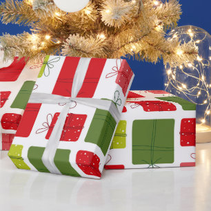 Christmas presents wrapping paper