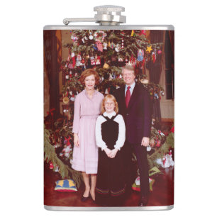 Christmas President James Jimmy Carter White House Flask
