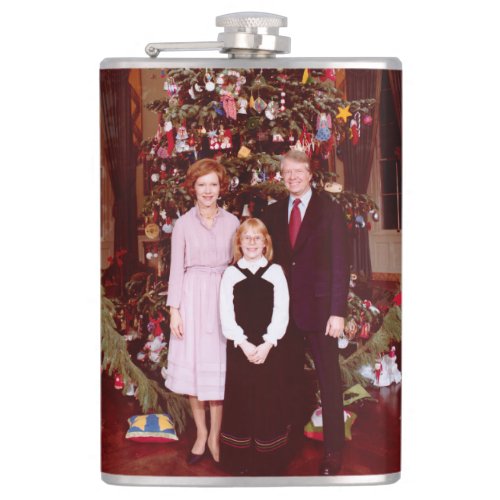 Christmas President James Jimmy Carter White House Flask