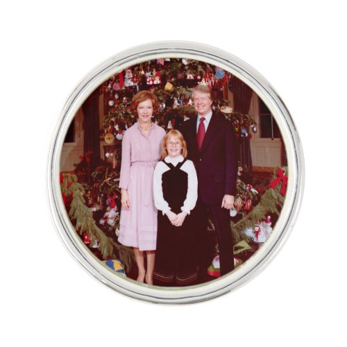 Christmas President James Jimmy Carter White House Lapel Pin