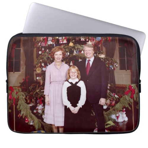 Christmas President James Jimmy Carter White House Laptop Sleeve