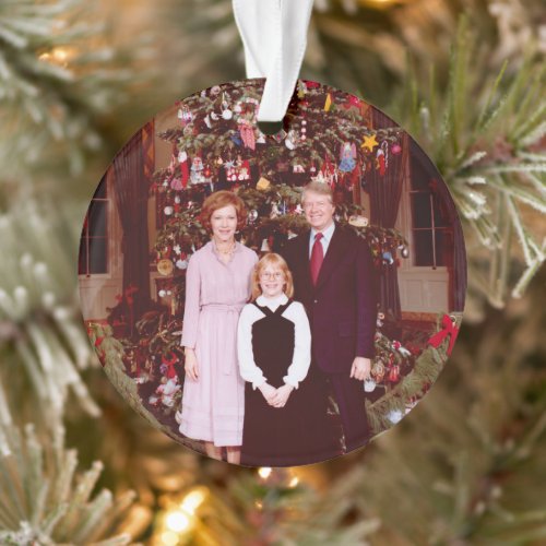 Christmas President James Jimmy Carter White House Ornament