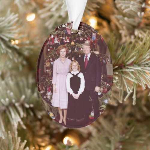 Christmas President James Jimmy Carter White House Ornament