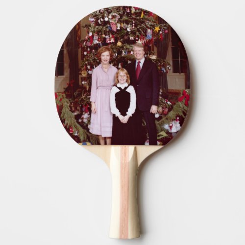 Christmas President James Jimmy Carter White House Ping Pong Paddle