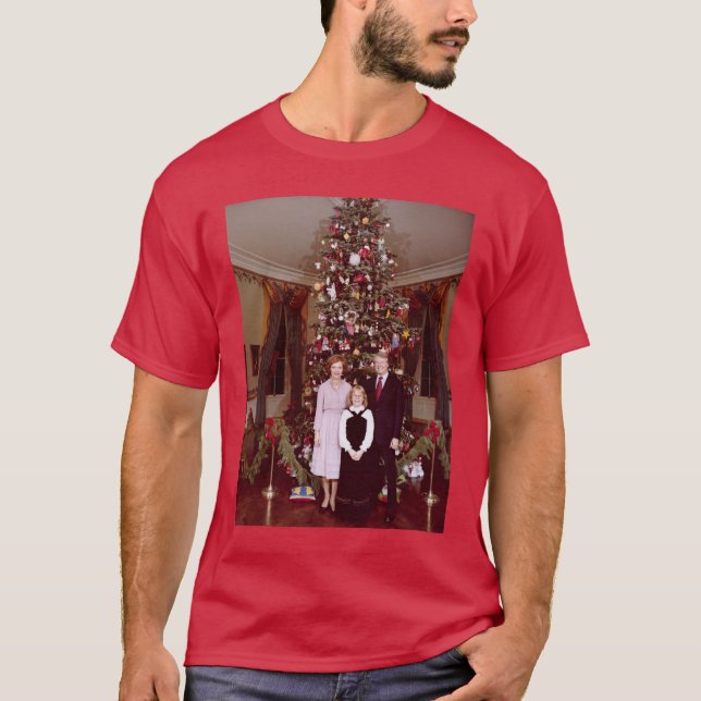 Christmas President James Jimmy Carter White House T-Shirt (Front)