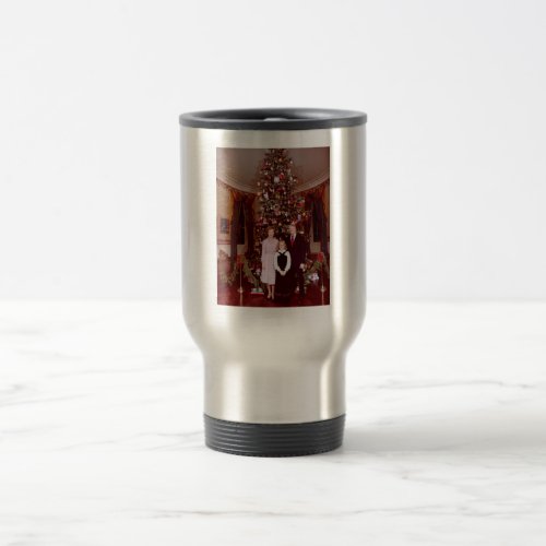 Christmas President James Jimmy Carter White House Travel Mug