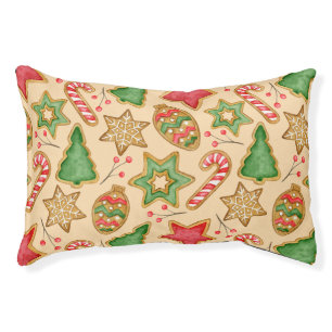 Christmas Printed Cute Colorful Pet Bed