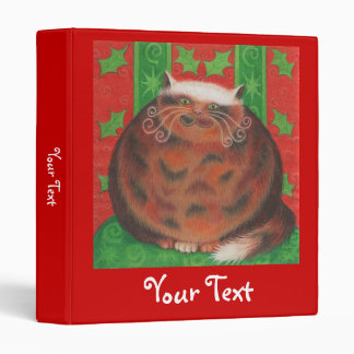 Christmas Pud 'Your Text' custom binder
