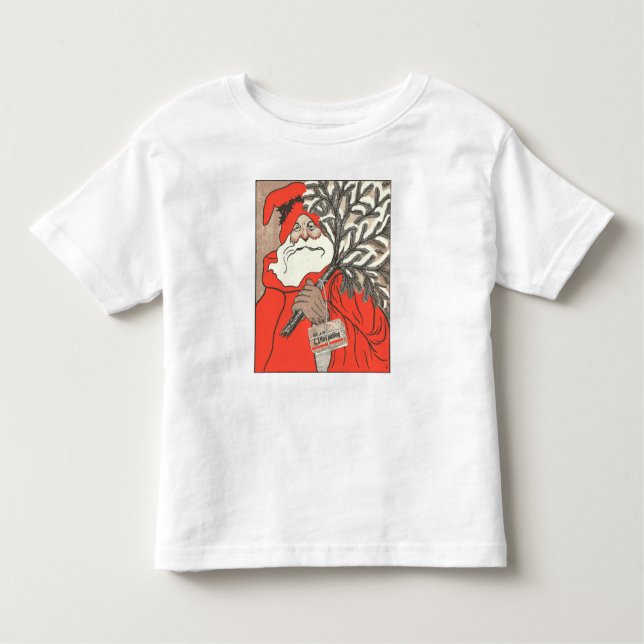 Christmas Pudding And Germanic Santa Vector Toddler T-shirt (Front)