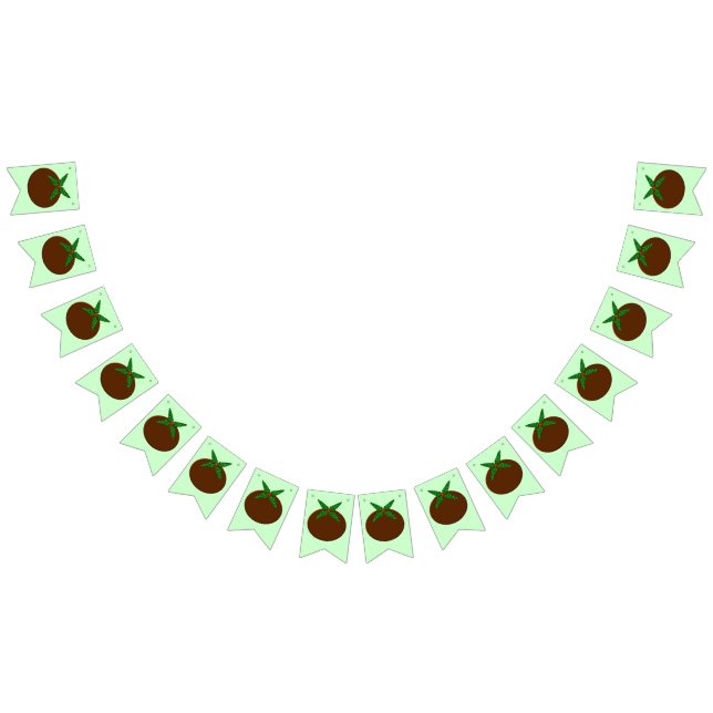 Christmas Pudding Bunting Flags (All)