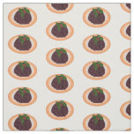 Christmas pudding cartoon illustration fabric