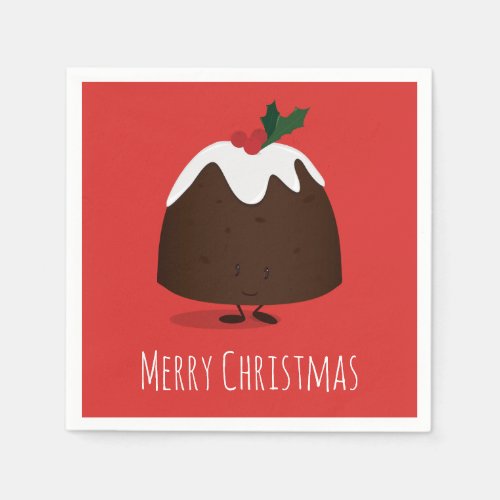 Christmas Pudding Christmas Napkins