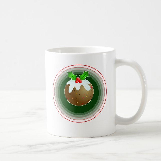 Christmas Pudding Coffee Mug (Right)
