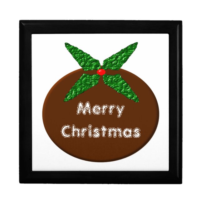Christmas Pudding Customizable Gift Box (Front)