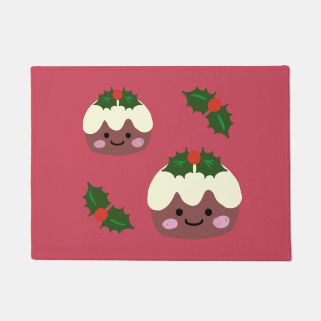 Christmas Pudding Doormat (Front)