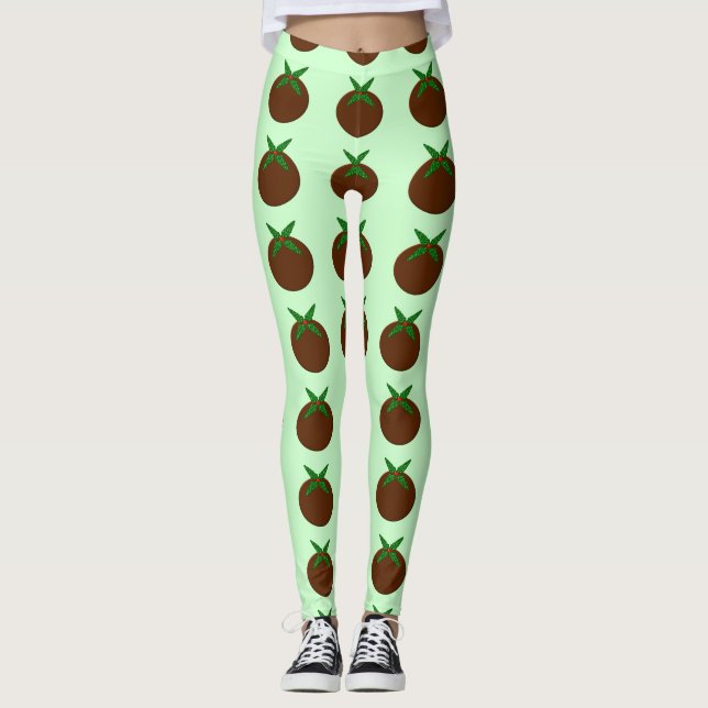 Christmas Pudding Leggings (Front)
