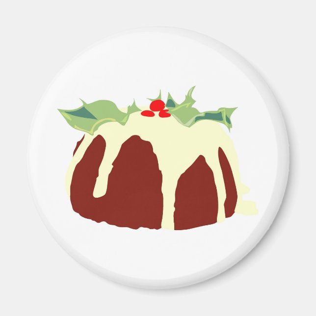 Christmas Pudding Magnet (Front)