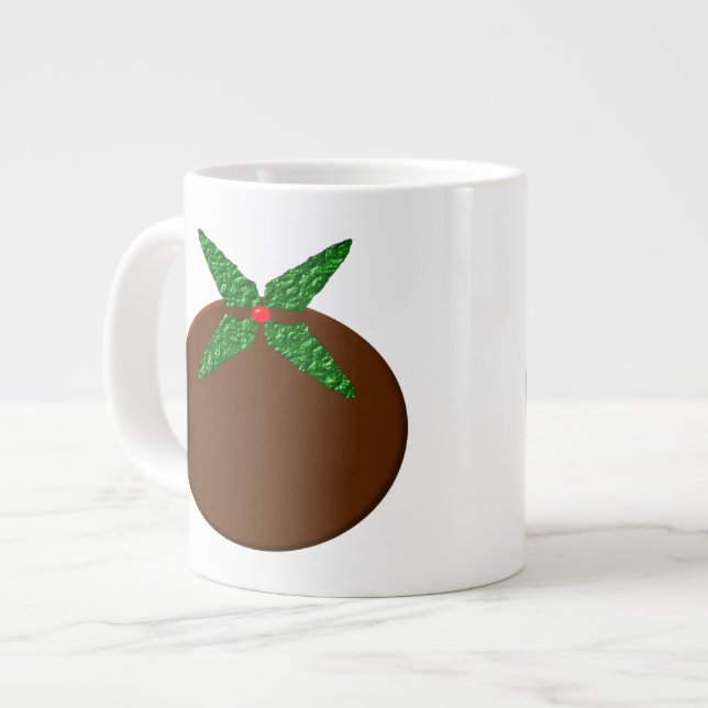 Christmas Pudding Mug (Front Left)