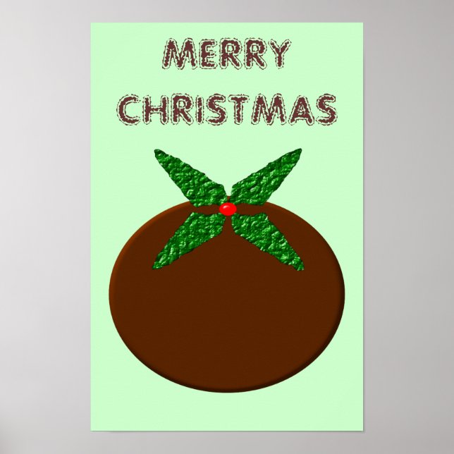 Christmas Pudding Poster (Front)