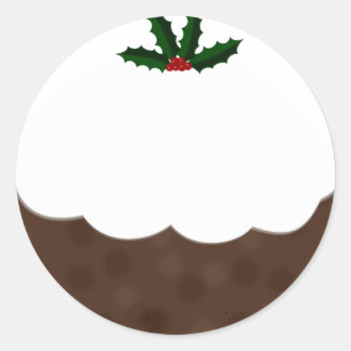 Christmas Pudding Sticker