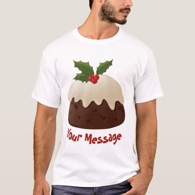 Christmas Pudding T-shirt (Front)