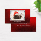 Christmas Pug in Santa Hat  Gift For You (Desk)