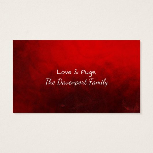 Christmas Pug in Santa Hat Gift For You (Back)