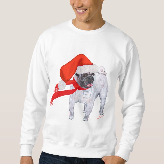 Christmas Pug Sweatshirt (Front)