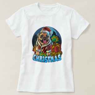 Christmas Pug T-Shirt