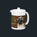 Christmas Pug Teapot<br><div class="desc">This Pug Teapot is a great Christmas gift for any Pug lover.</div>