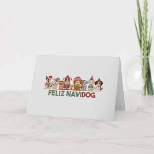 Christmas Pun: Feliz Navidog Card
