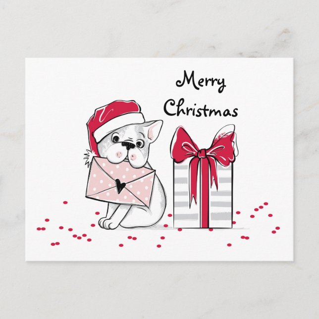 Christmas Pup Postcard (Front)