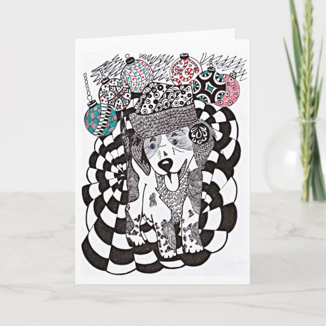 Christmas Puppy Card (Front)