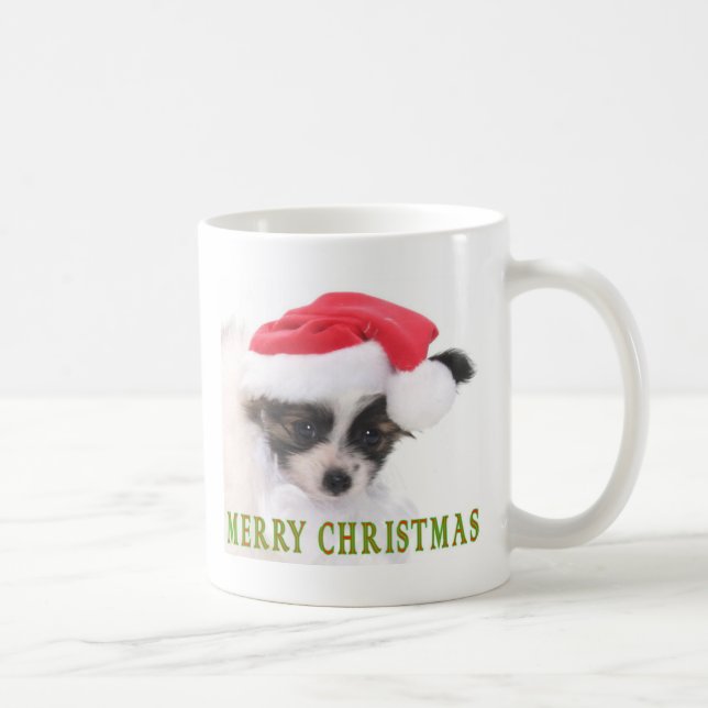 CHRISTMAS PUPPY COFFEE MUG (Right)