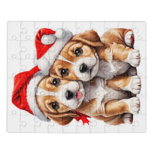 Christmas Puppy Dogs Jigsaw Puzzle