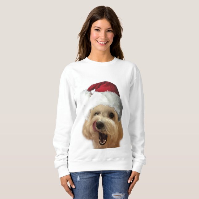 Christmas Puppy Sweatshirt (Front Full)