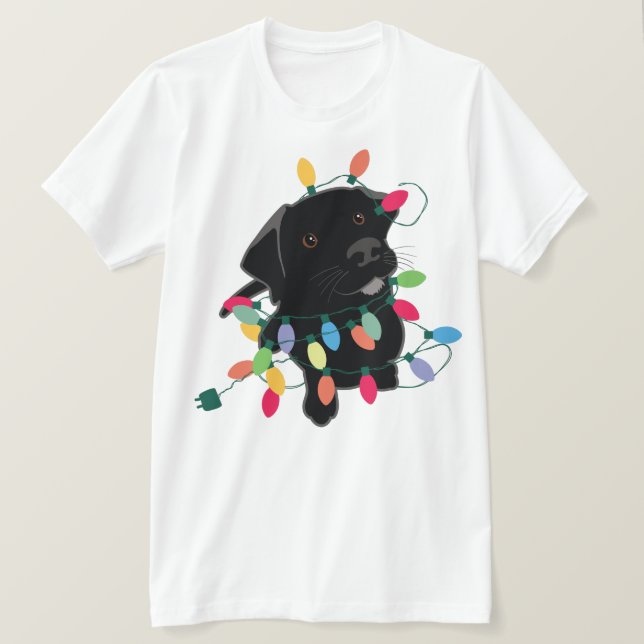 Christmas Puppy T-Shirt (Design Front)