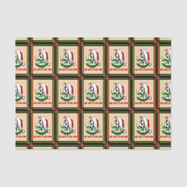 Christmas Puppy Tissue Paper (Front)