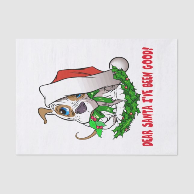 Christmas Puppy Tissue Paper (Front)