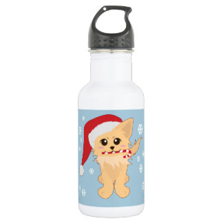 Christmas Puppy Water Bottle