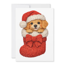Christmas Puppy Winter Knit