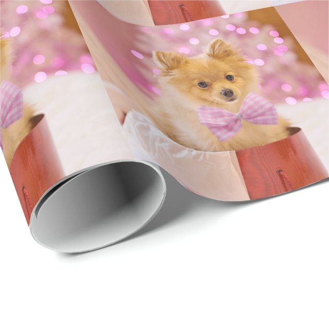 Christmas Puppy Wrapping Paper (Roll Corner)