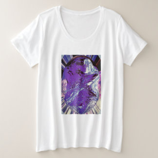 Christmas purple dewdrop festive plus size T-Shirt