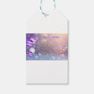 Christmas-Purple Gift Tags