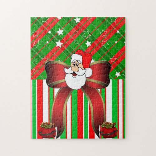 Christmas Puzzle Santa